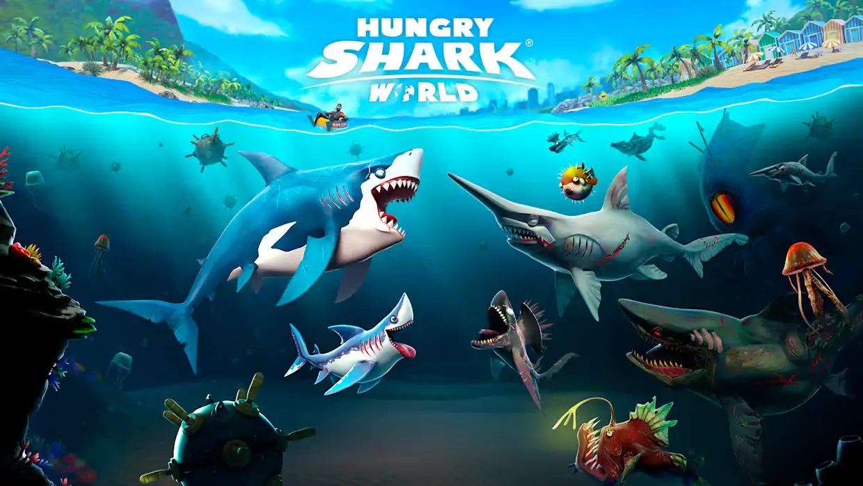 饥饿鲨：世界|Hungry Shark World中文-极速数码电玩