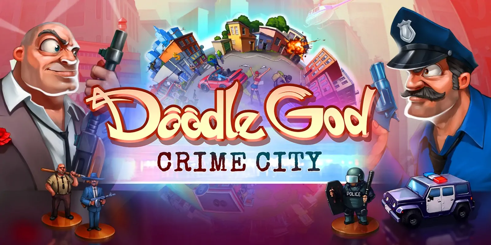 涂鸦上帝：犯罪城市|Doodle God: Crime City中文-极速数码电玩
