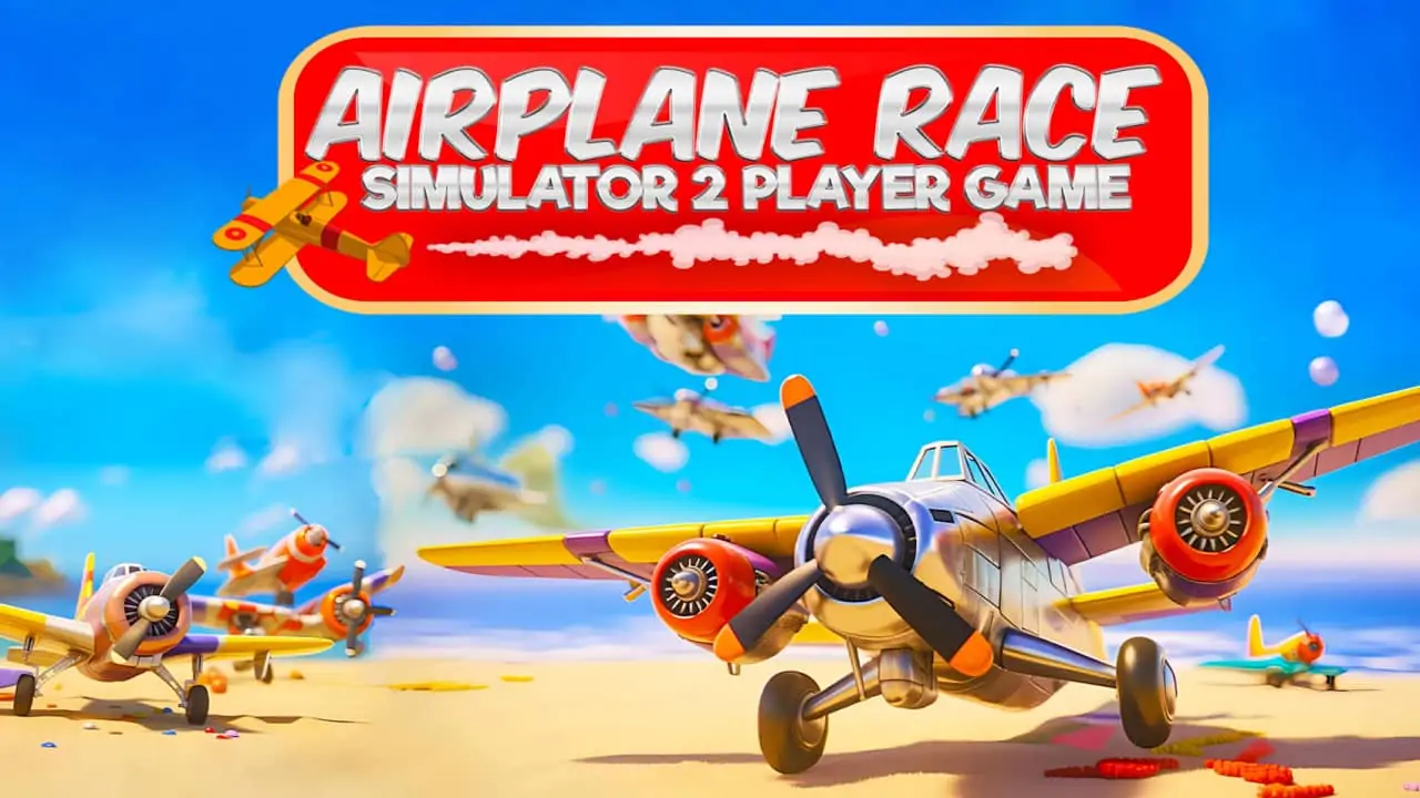 飞机竞赛模拟器：2人游戏|Airplane Race Simulator 2 Player Game-极速数码电玩