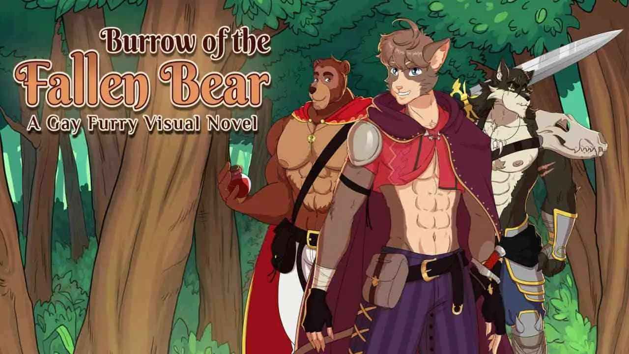 堕落熊的洞穴|Burrow of the Fallen Bear: A Gay Furry Visual Novel-极速数码电玩
