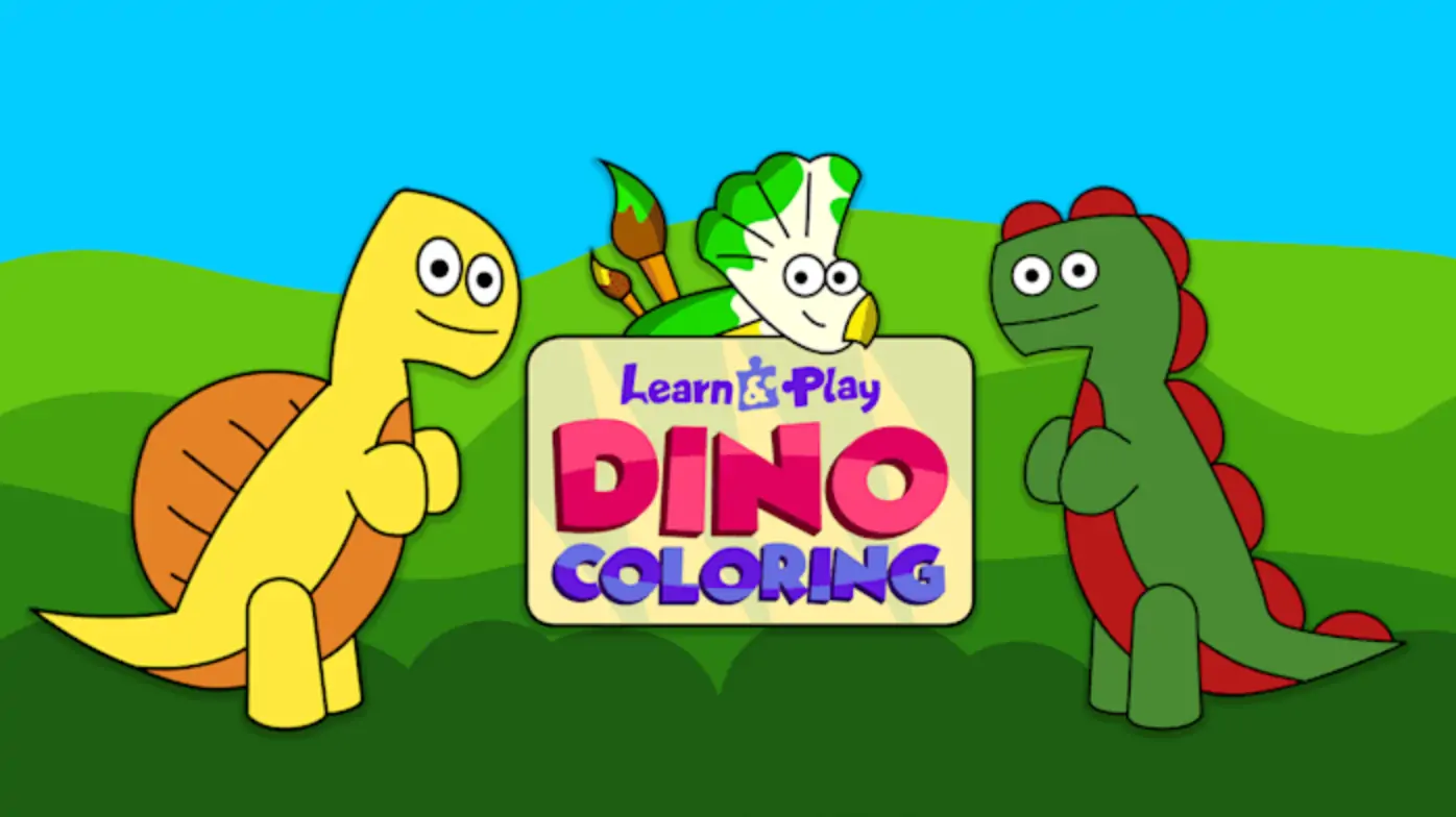 学习和玩耍：恐龙着色|Learn & Play: Dino Coloring-极速数码电玩