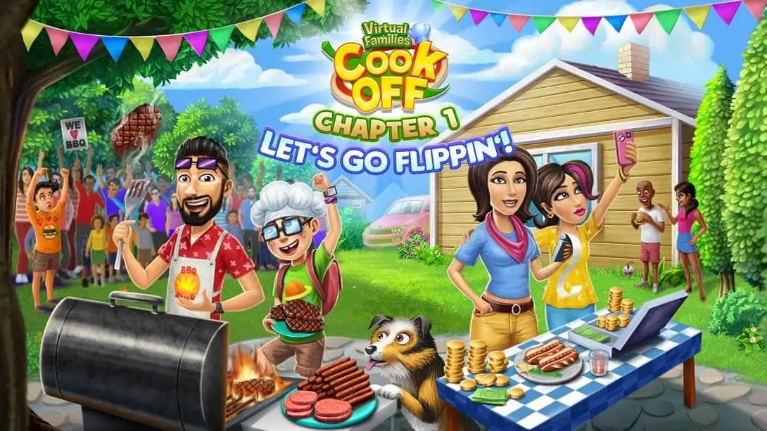 虚拟家庭做饭：第1章走吧|Virtual Families Cook Off: Chapter 1 Let’s Go Flippin中文-极速数码电玩