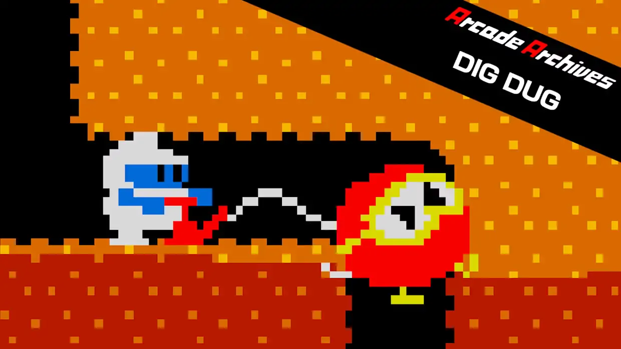 街机博物馆：充气人|Arcade Archives: Dig Dug-极速数码电玩