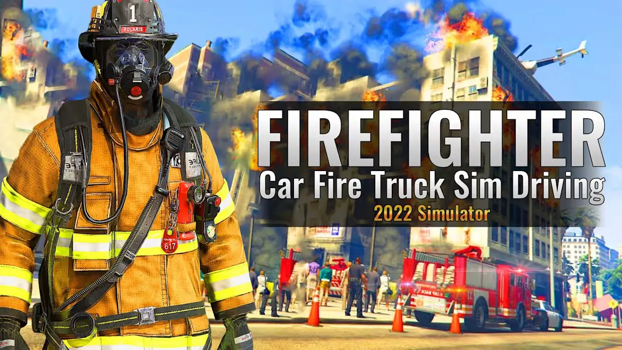 消防员：汽车消防车模拟驾驶2022模拟器|Firefighter: Car Fire Truck Sim Driving 2022 Simulator-极速数码电玩