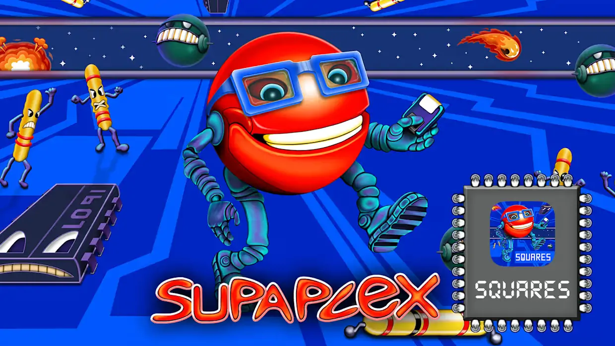 超声波方块|Supaplex Squares-极速数码电玩