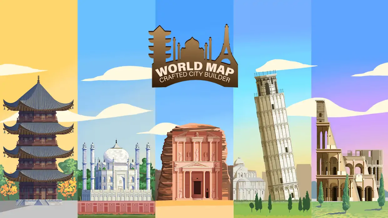 世界地图：城市建造者|World Map: Crafted City Builder-极速数码电玩
