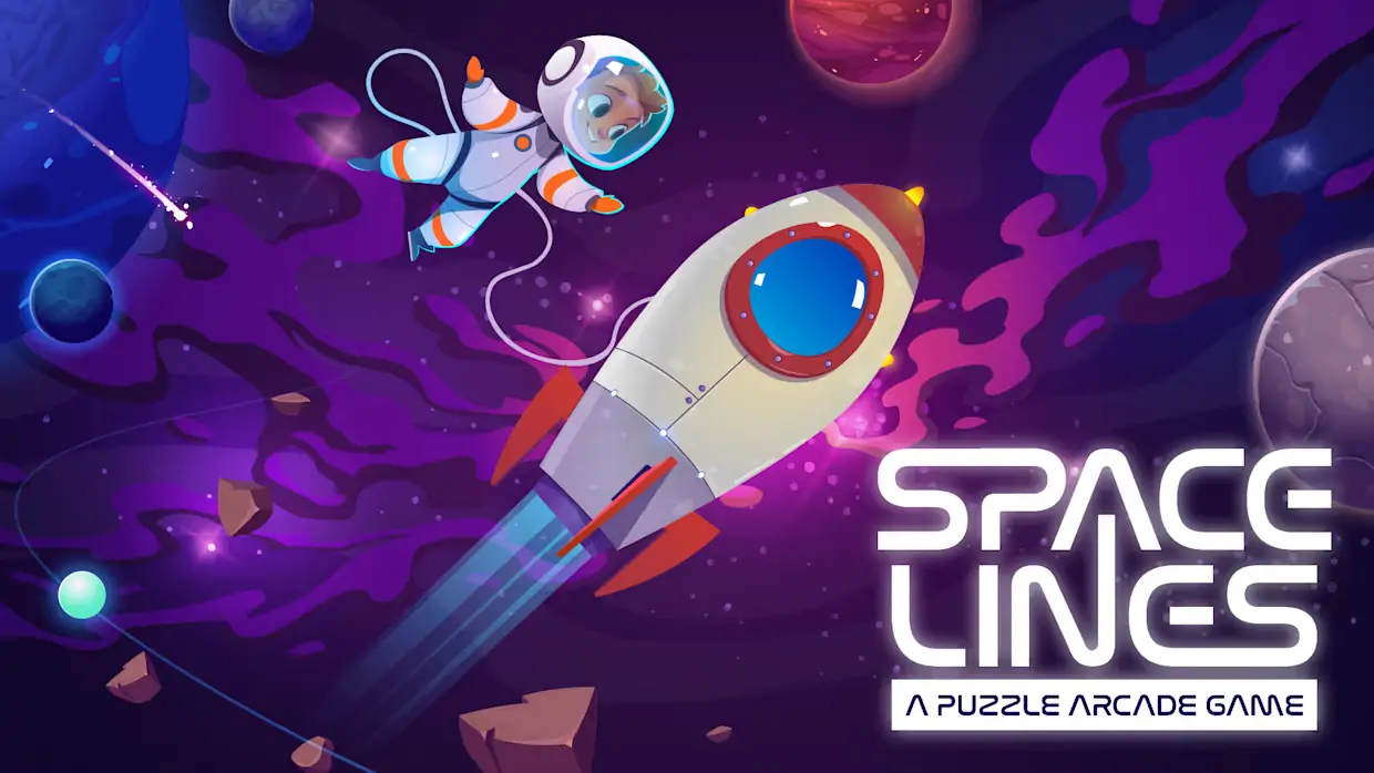 空间线：益智街机游戏|Space Lines: A Puzzle Arcade Game中文-极速数码电玩