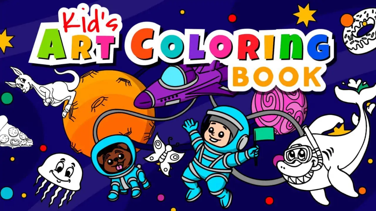 儿童艺术涂色书|Kid’s Art Coloring Book-极速数码电玩