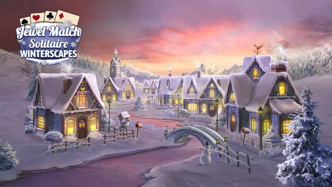 宝石配对接龙：冬天的风景|Jewel Match Solitaire: Winterscapes-极速数码电玩