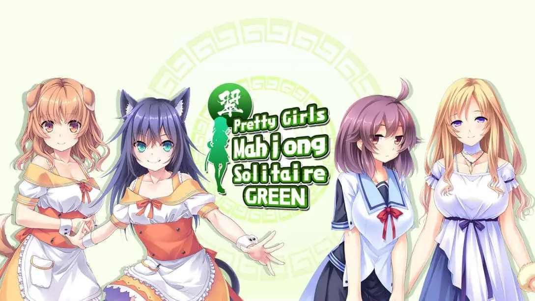 美女麻将牌：翠|Pretty Girls Mahjong Solitaire: Green中文-极速数码电玩