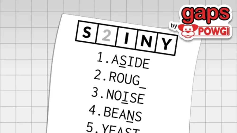 职业打字员|POWGI单词填空|Gaps by Powgi-极速数码电玩