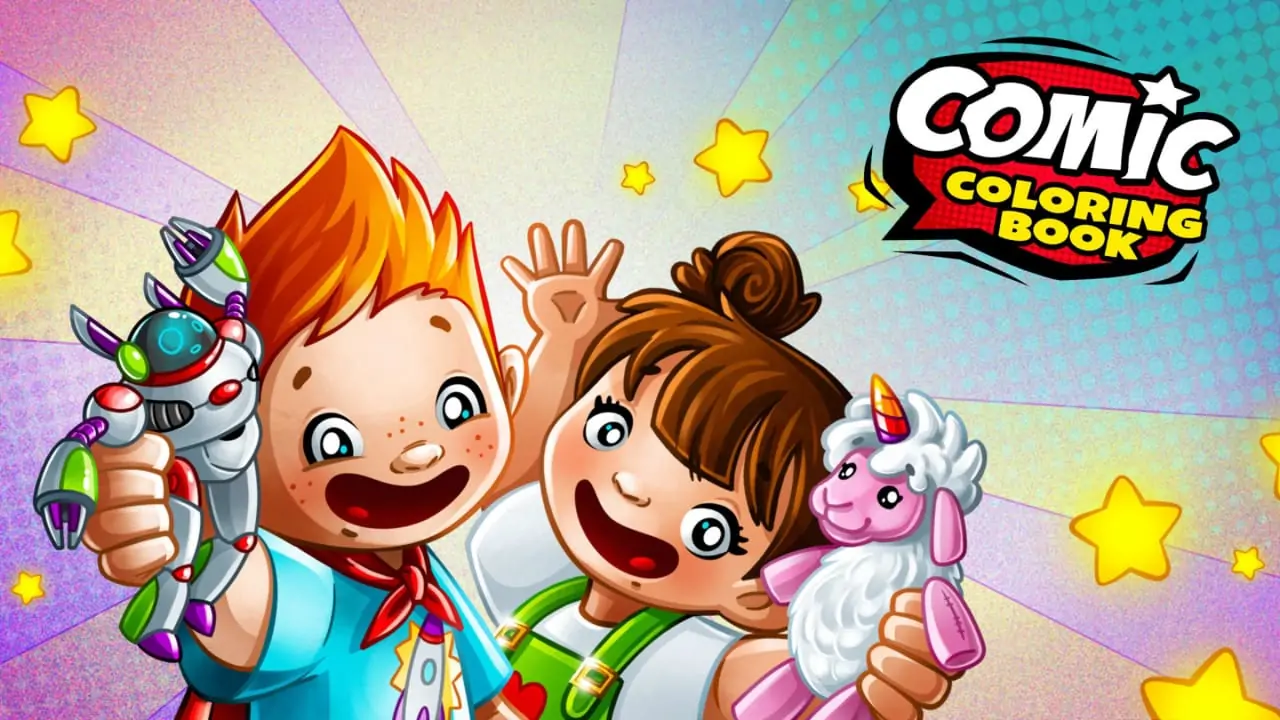 彩色漫画书|omic Coloring Book-极速数码电玩