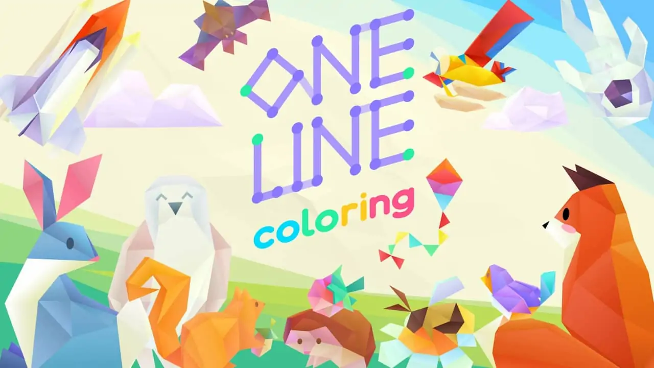 一线条着色|One Line Coloring中文-极速数码电玩
