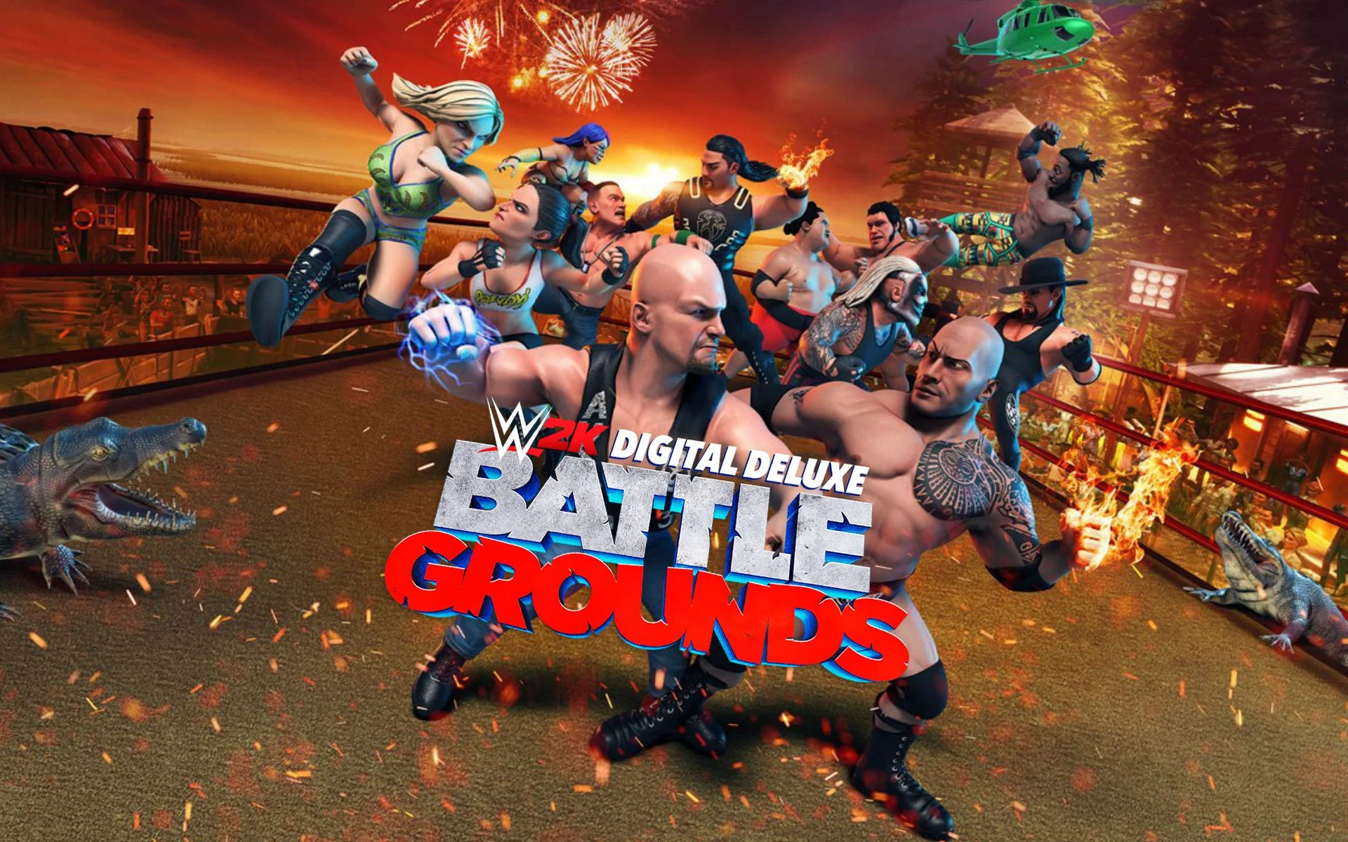 WWE2K杀戮战场|WWE 2K Battlegrounds中文-极速数码电玩