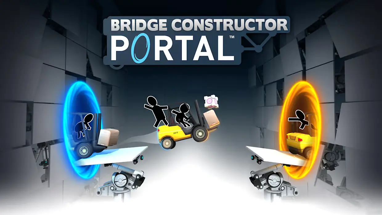 传送门桥梁建造者|Bridge Constructor Portal中文-极速数码电玩