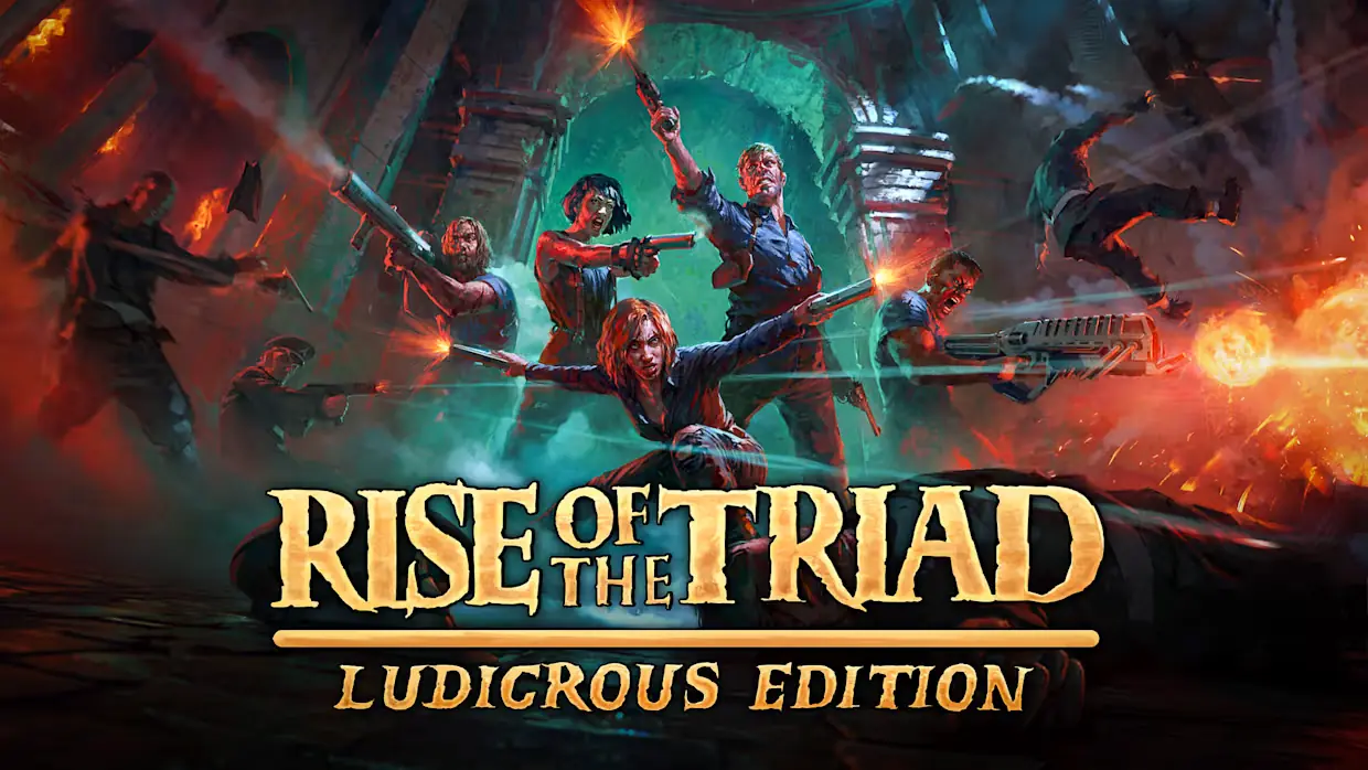 龙霸三合会：疯狂版|Rise of the Triad: Ludicrous Edition-极速数码电玩