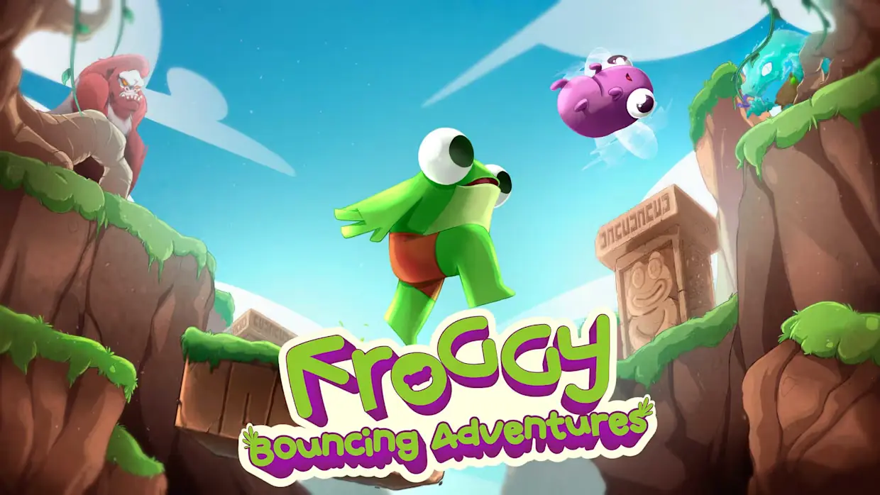 青蛙弹跳历险记|跳跳蛙历险记|Froggy Bouncing Adventures-极速数码电玩